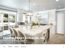 Tablet Screenshot of pacificcoastbuilders.com